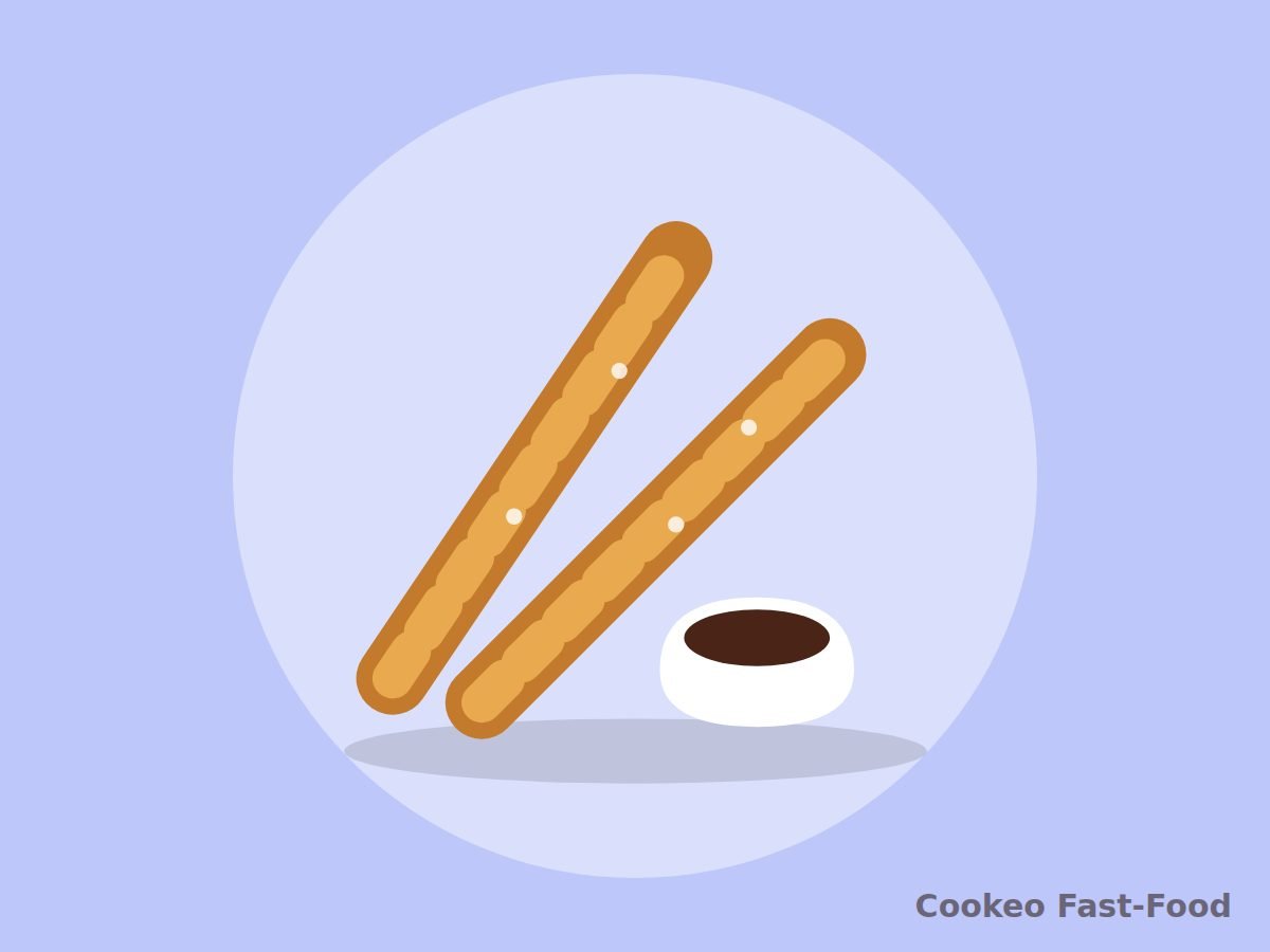 Churros aux biscuits cacao-crème au Cookeo
