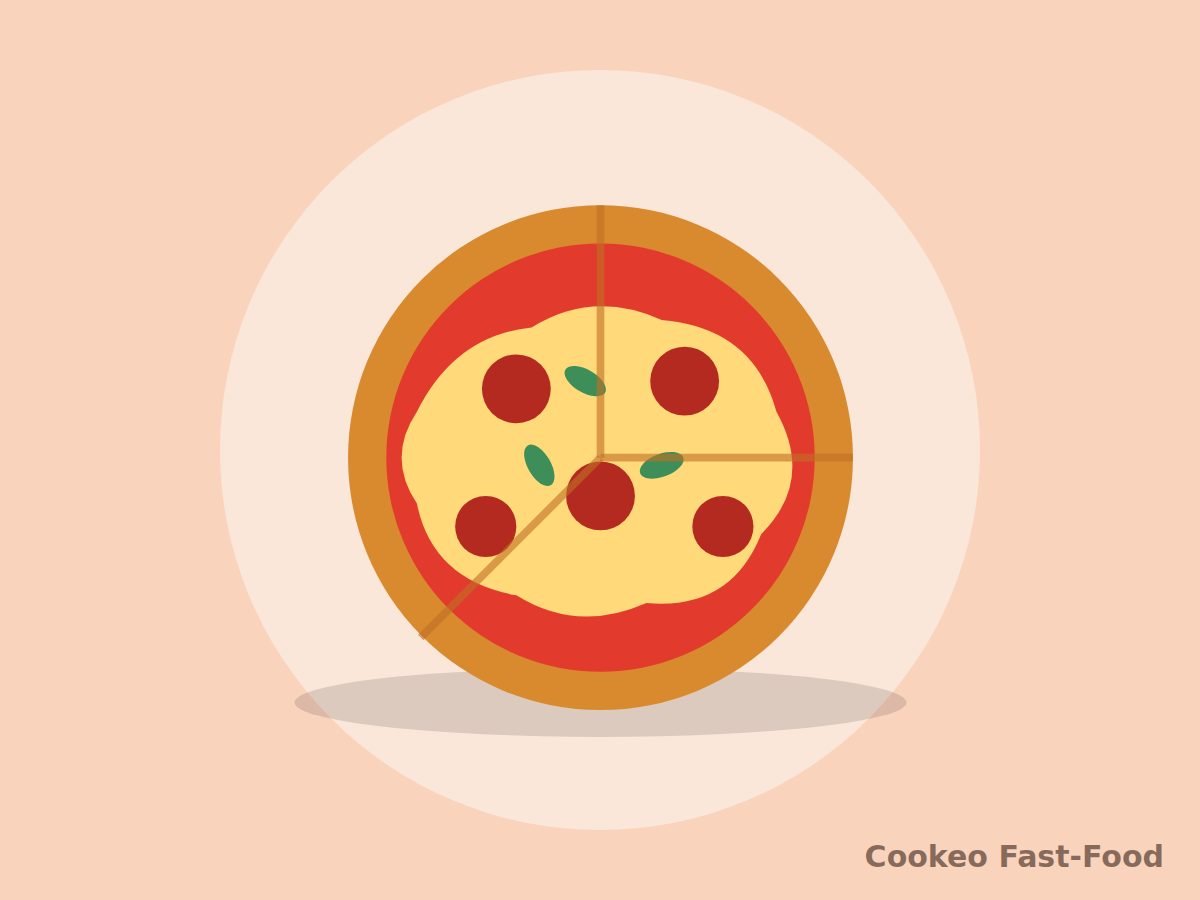 Pizza fine kebab au Cookeo