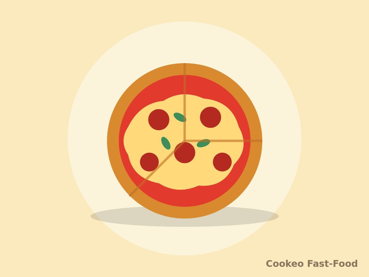 Pizza fine chèvre-miel au Cookeo