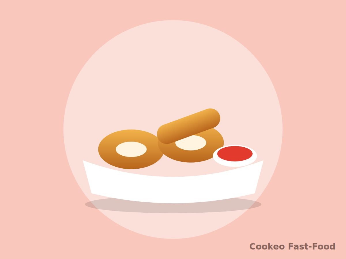 Onion rings et sauce cocktail au Cookeo